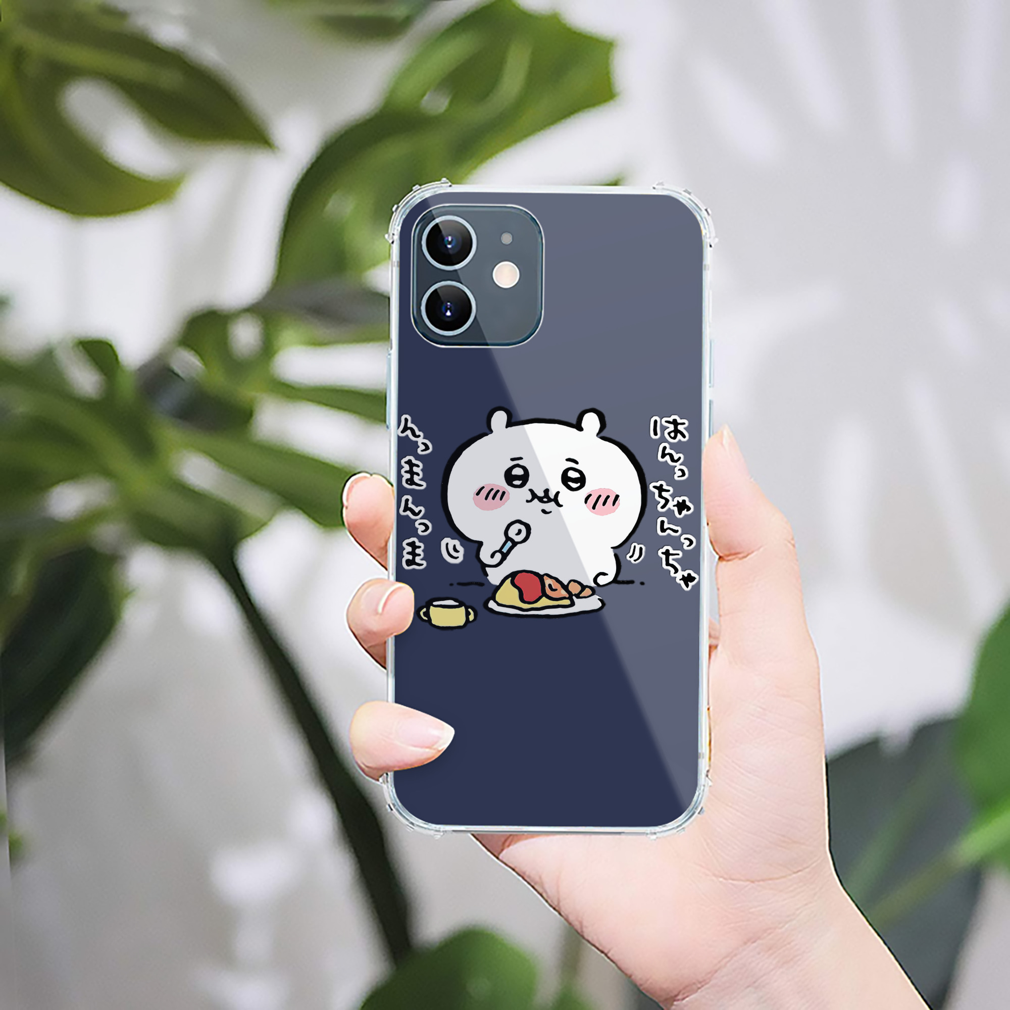 （画像用） ちいかわ ちいかわ Chii-kawa chiikawa 【iPhone 12シリーズ対応】透明スマホケース（クリアソフトケース）